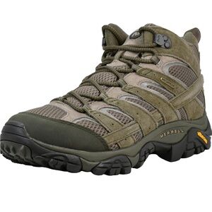 Merrell Men's Moab 2 Mid Waterproof Hiking Boot (Color: Beluga, Size: 8.5)